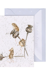 Wrendale Design Cards-Country Mice Gift Card Enclosure