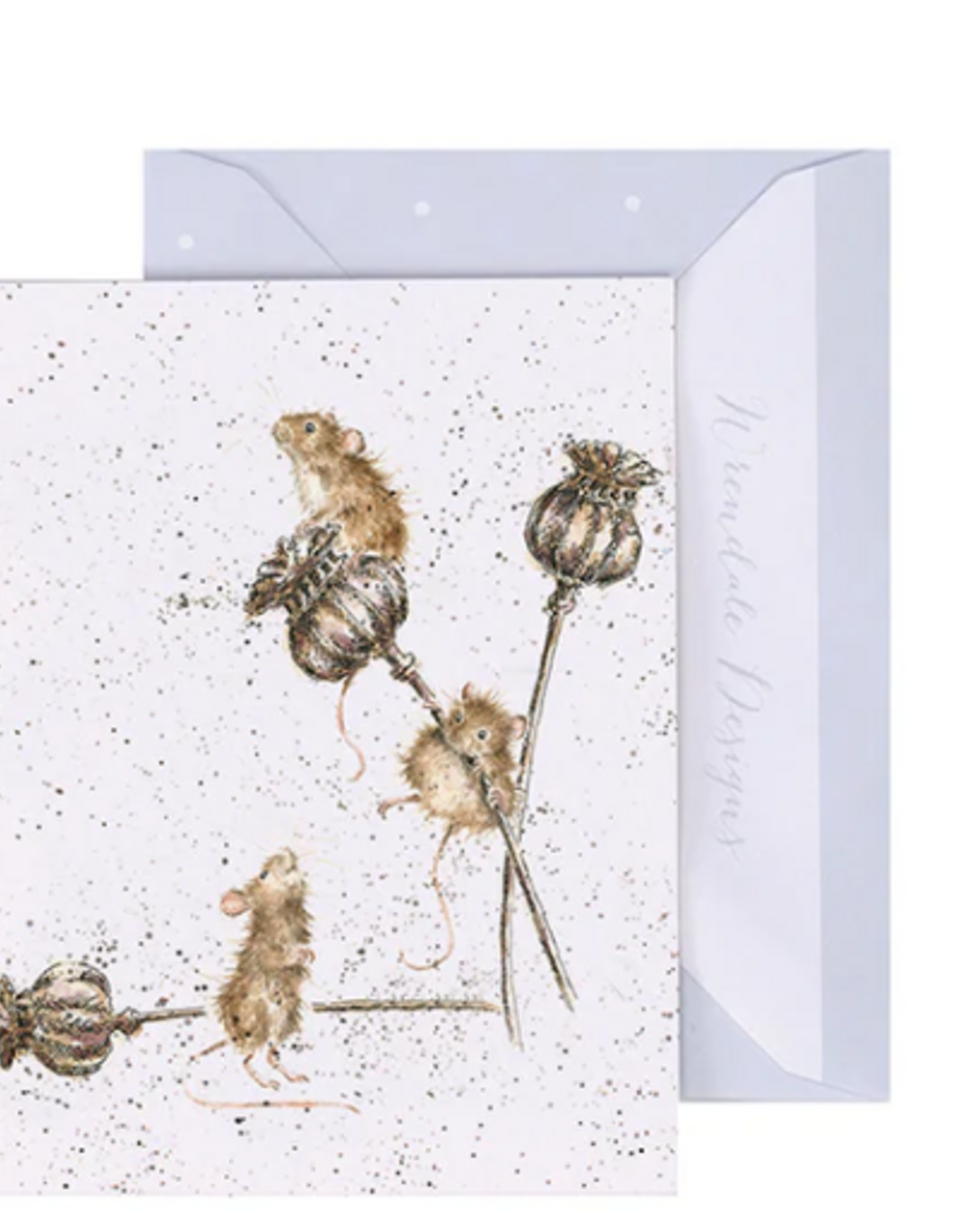 Wrendale Design Cards-Country Mice Gift Card Enclosure