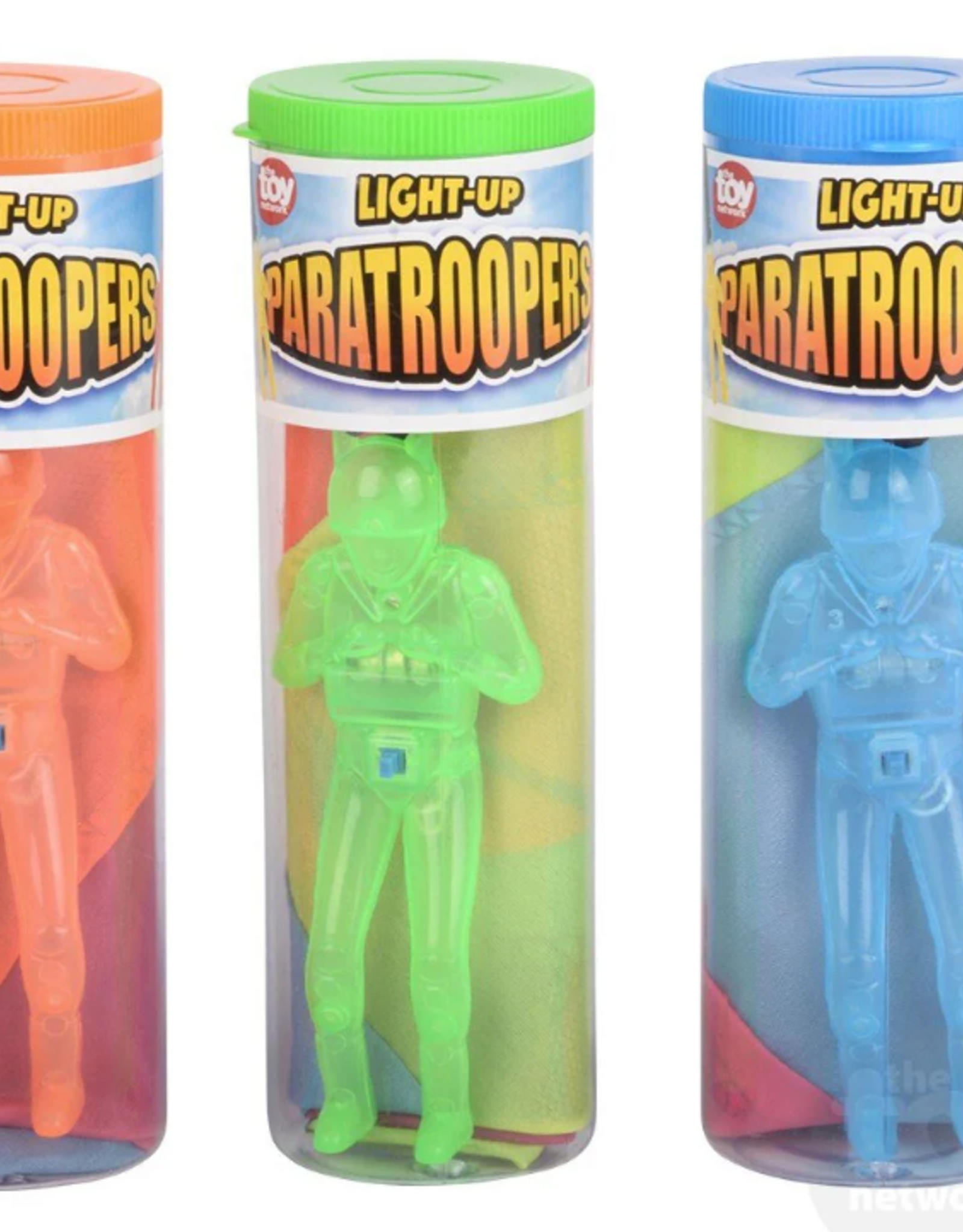 Paratrooper 4" Light Up Tubed asst.