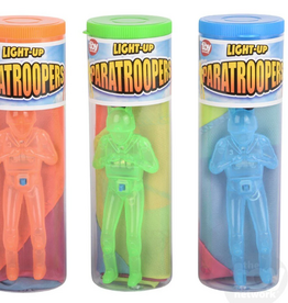 Paratrooper 4" Light Up Tubed asst.