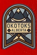 Stickers NW Okotoks, Alberta 0299 MOSAIC MOUNTAIN STICKER