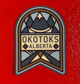 Stickers NW Okotoks, Alberta 0299 MOSAIC MOUNTAIN STICKER