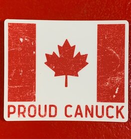 Stickers NW Proud Canuck CANADIAN FLAG STICKER