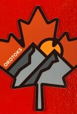Stickers NW Okotoks 0439 CANADA MOUNTAINS STICKER