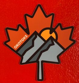 Stickers NW Okotoks 0439 CANADA MOUNTAINS STICKER