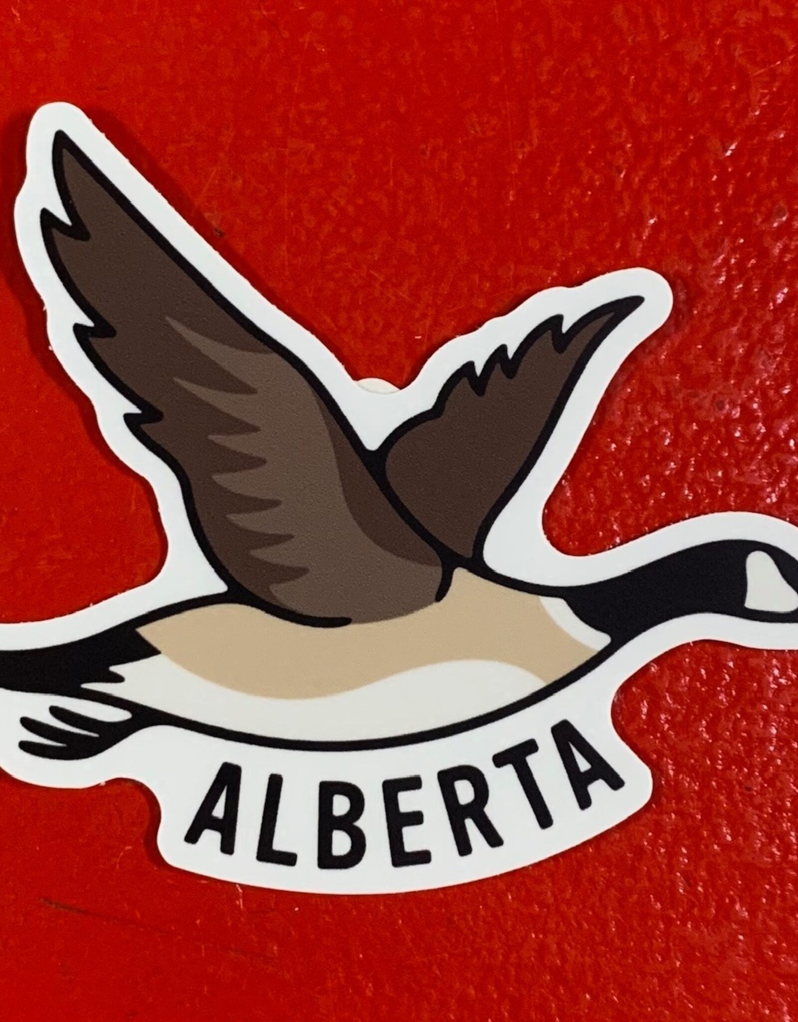 Stickers NW Alberta WING IT CANADIAN GOOSE STICKER