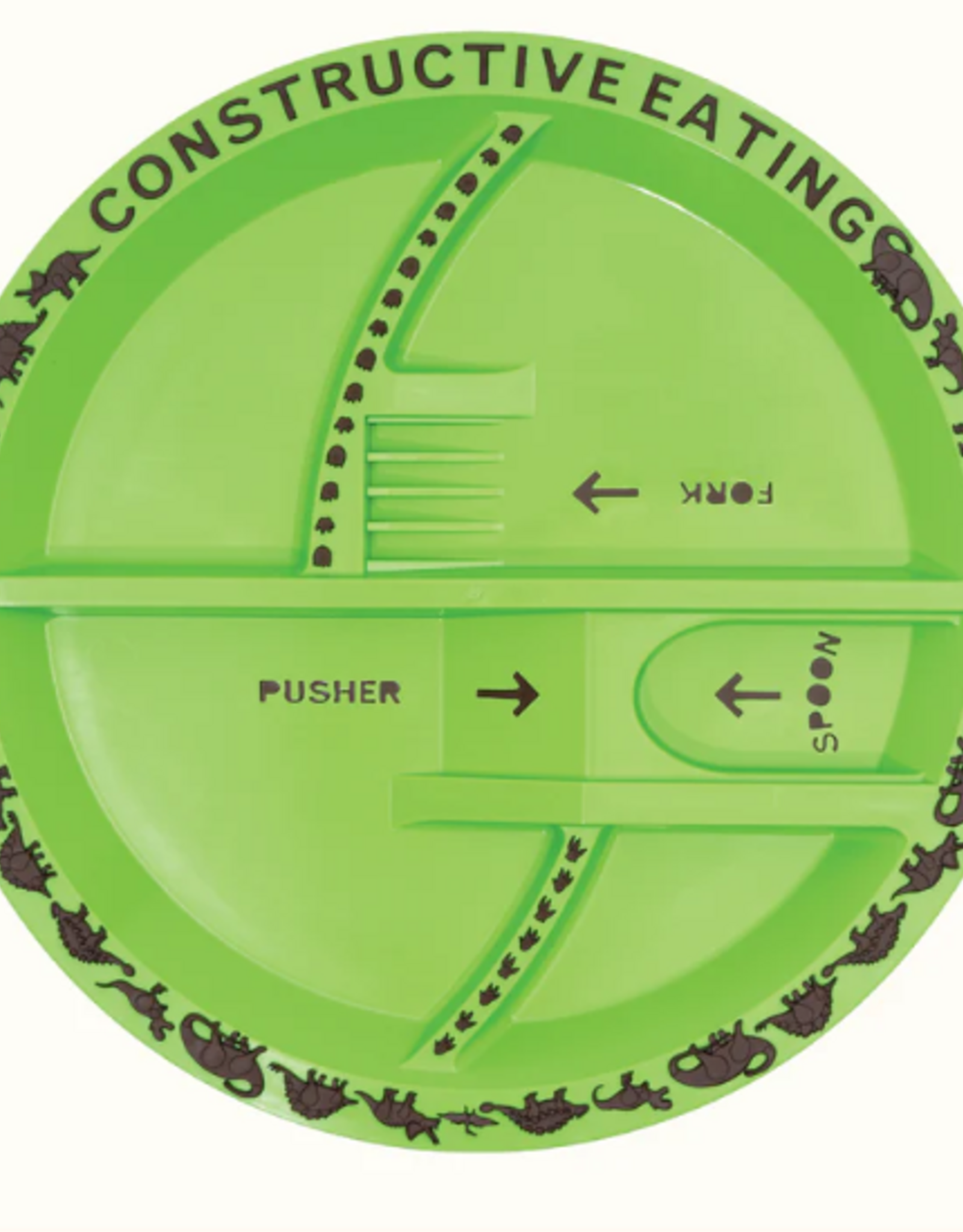 Dino Constructive Eating Plate