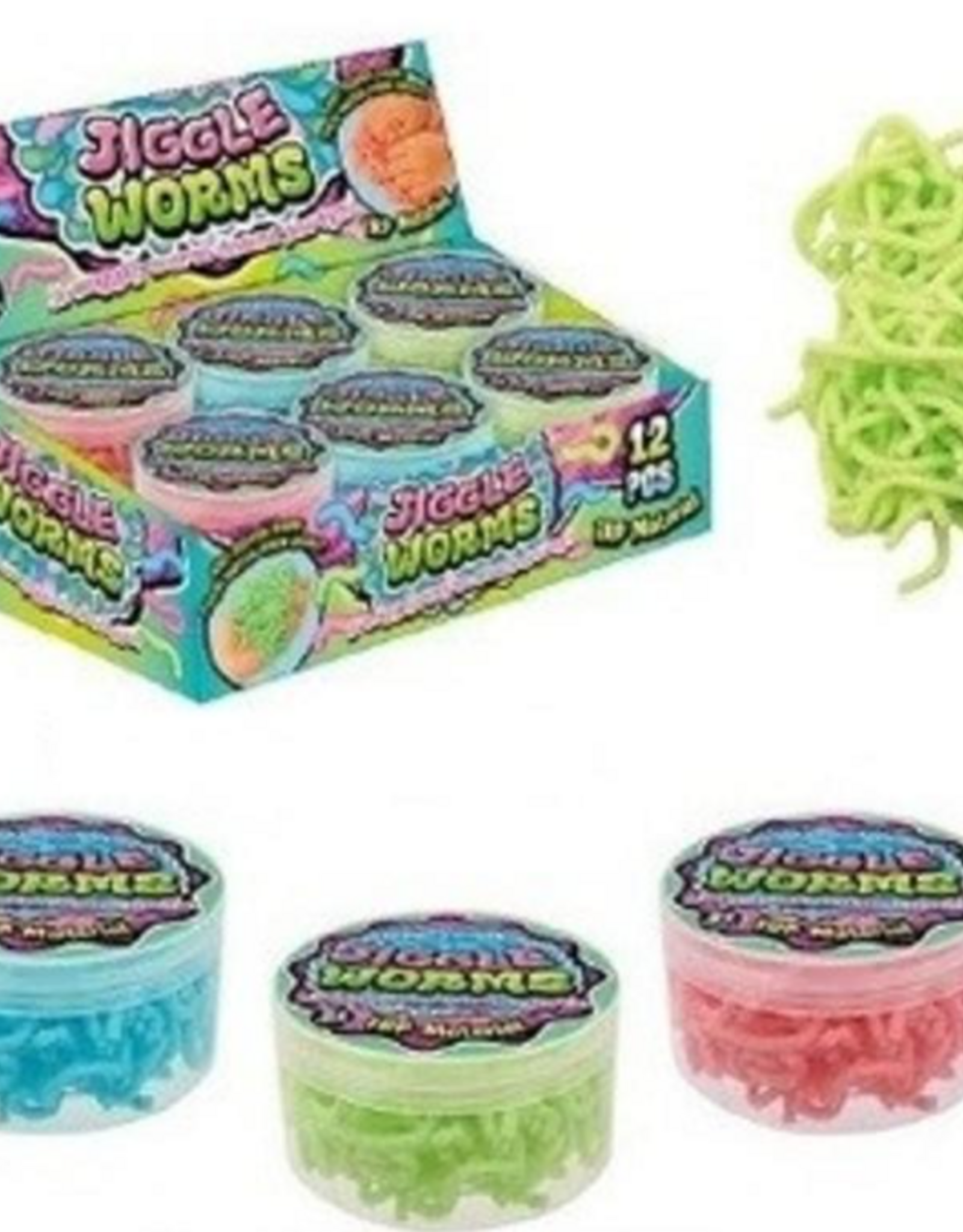 Magical Wiggle Worms Neon Asst.