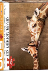 Eurographics Giraffe Mother's Kiss 500pc
