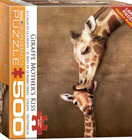 Eurographics Giraffe Mother's Kiss 500pc