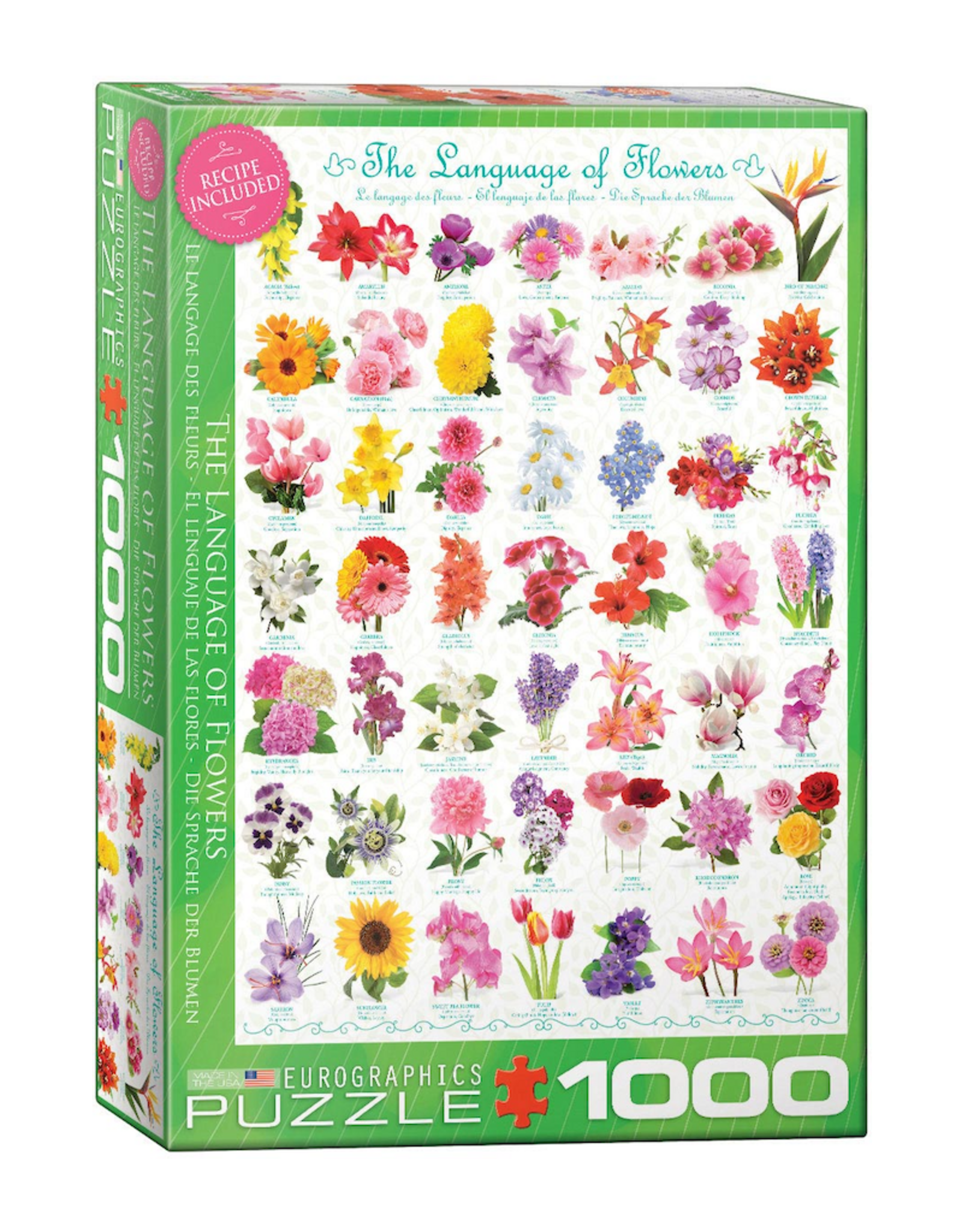 Eurographics The Language of Flowers 1000pc