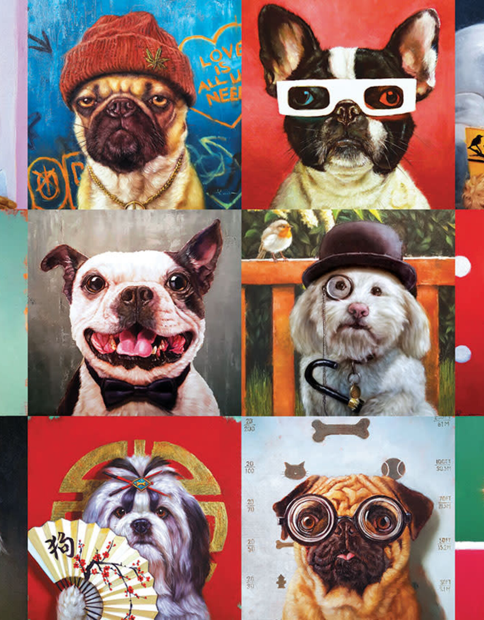 Eurographics Funny Dogs by Heffernan 1000pc