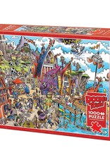 Cobble Hill DoodleTown - Viking Village 1000pc
