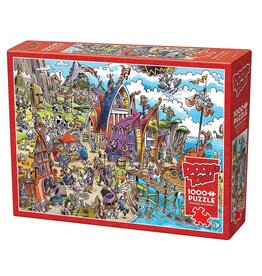 Cobble Hill DoodleTown - Viking Village 1000pc