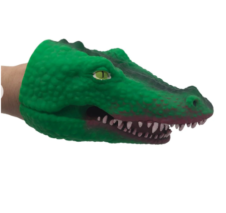 Dirct Line Puppet Streamline Hand Puppets Crocodile 2Pc - Monkey Mountain Toys & Games