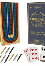 Regal 3 Player Cribbage Board (w cards)