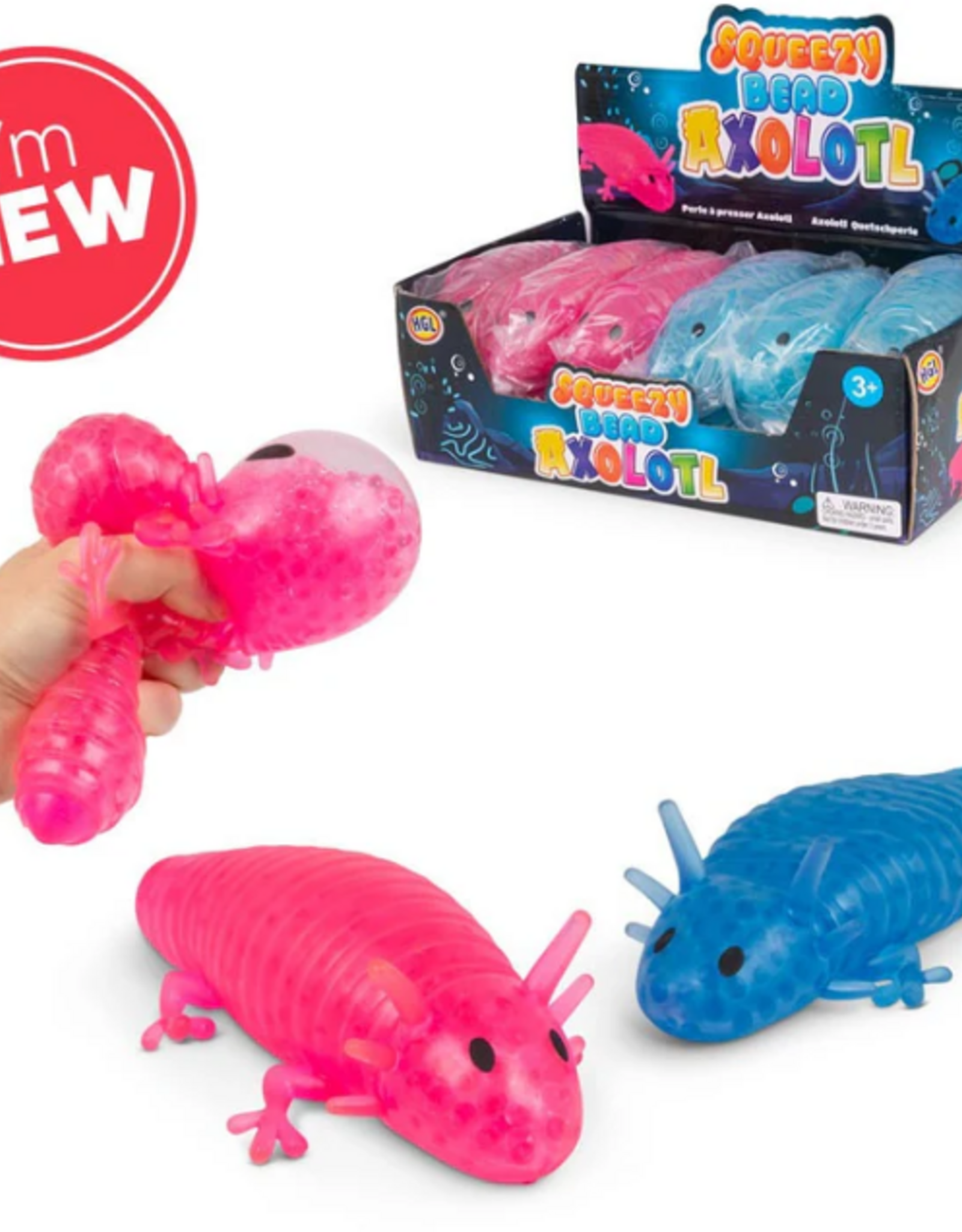 Squeezy Bead Axolotl Asst