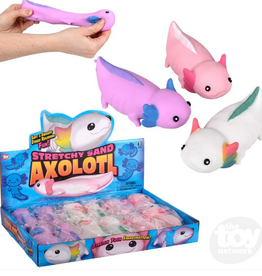 Stretchy Sand Axolotl 5"