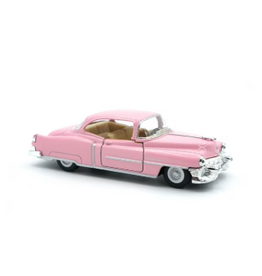 Kinsmart Die Cast Pull Back Pink Cadillac 1953 5"