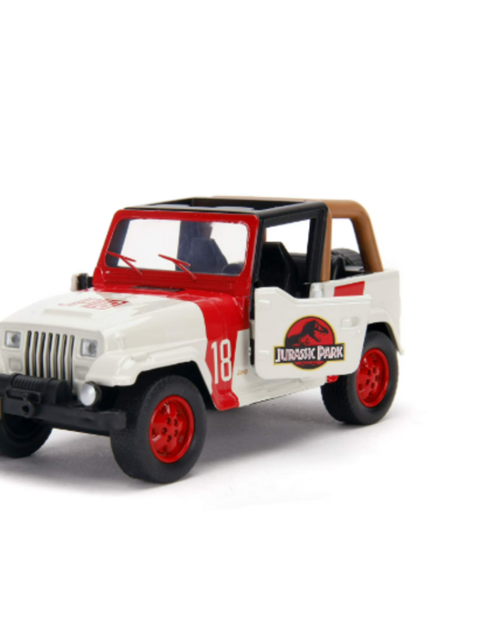 Jada Die Cast Pull Back Jurassic World Jeep Wrangler 5"
