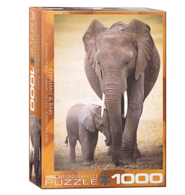 Eurographics Elephant & Baby 1000pc