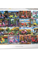 Eurographics 16 Scooters by Chris Bigelow 1000pc