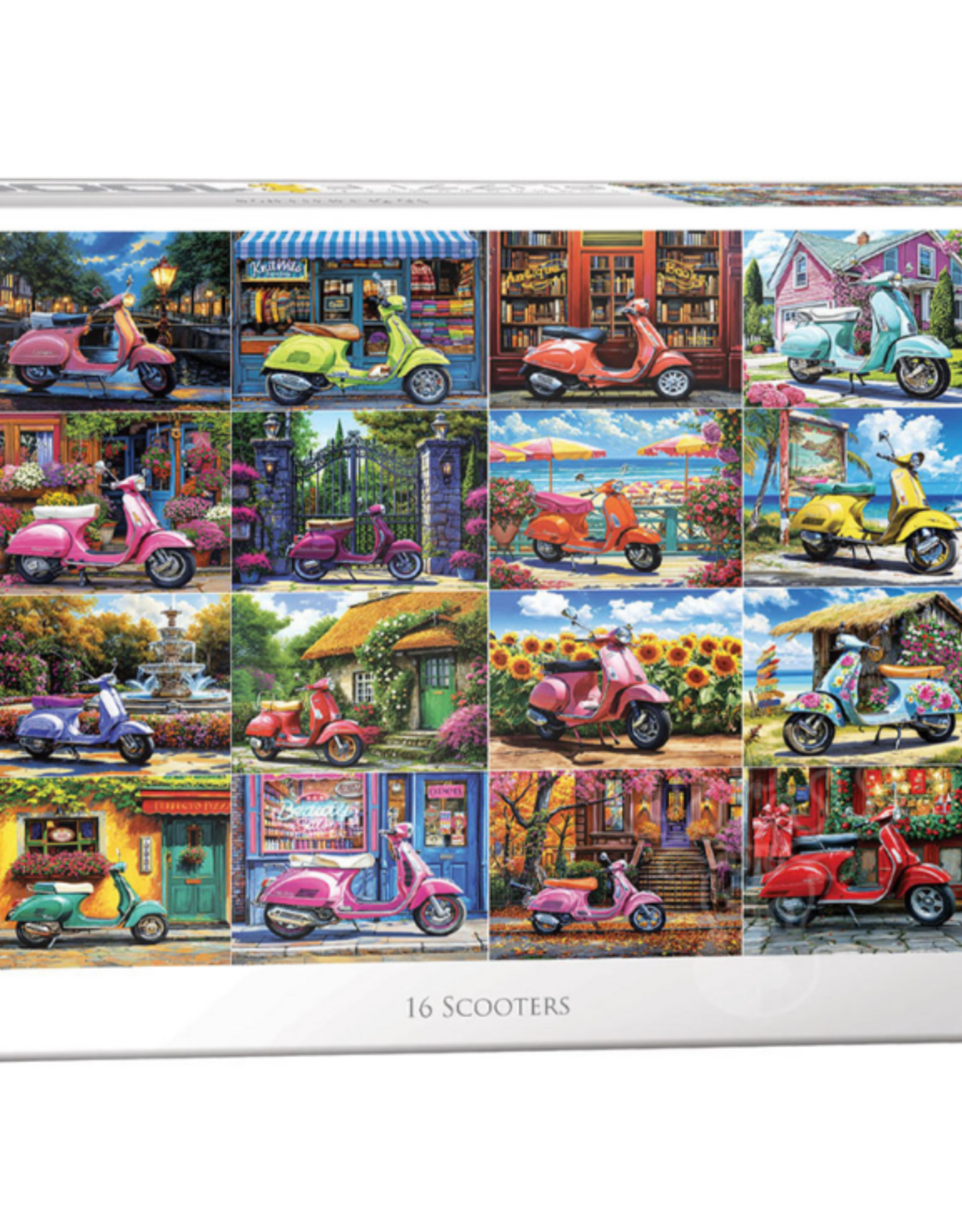 Eurographics 16 Scooters by Chris Bigelow 1000pc