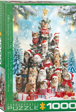 Eurographics Christmas Tree Cats 1000pc
