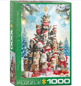 Eurographics Christmas Tree Cats 1000pc