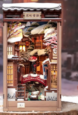 CUTEBEE DIY Book Nook-Kyoto Snow Whisper