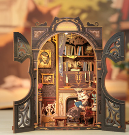 CUTEBEE DIY Book Nook-Count Cat's Study