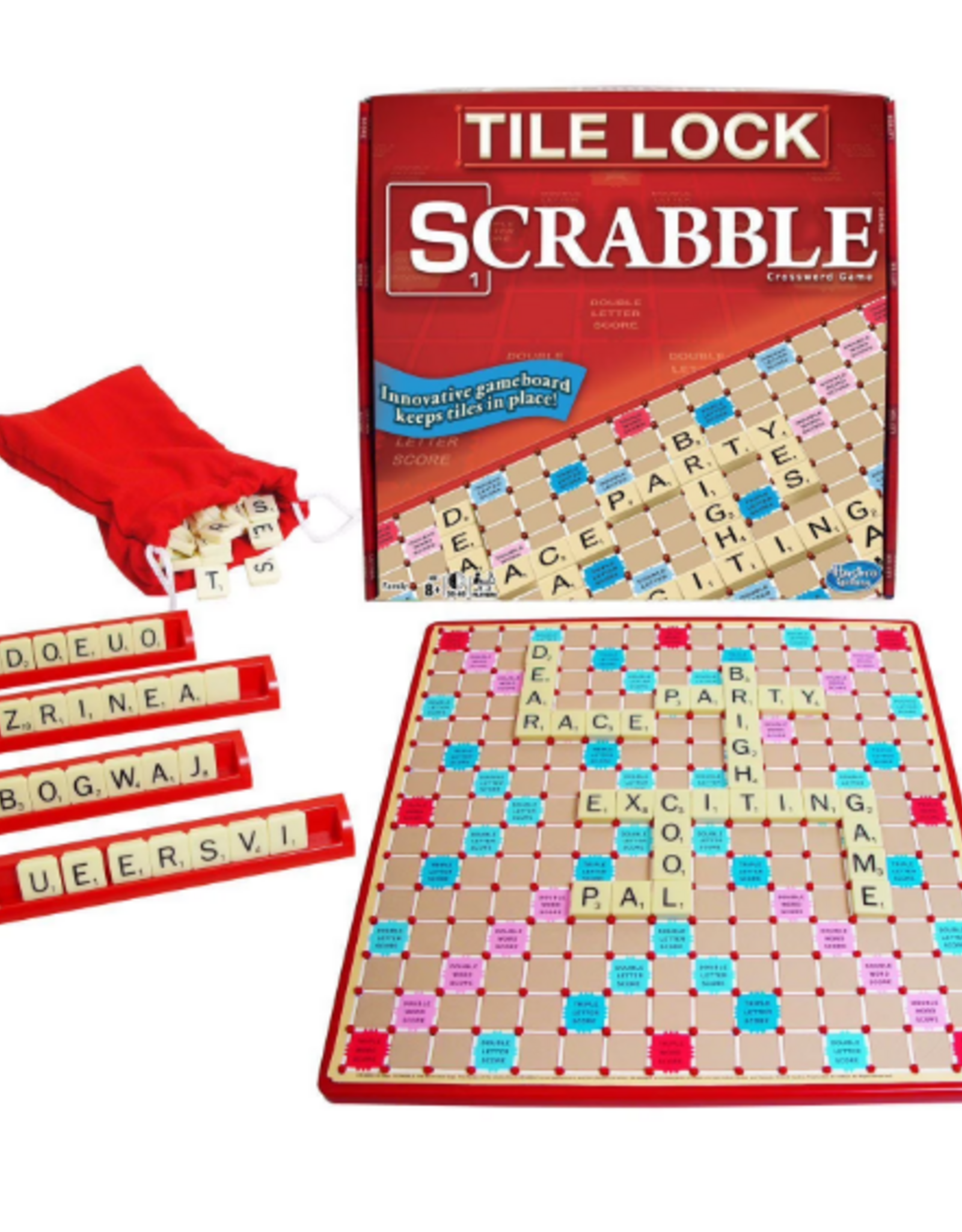 Hasbro Tile Lock Scrabble