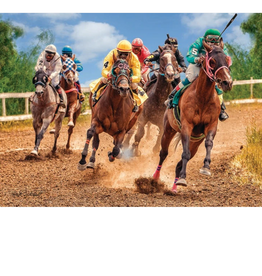 Gifts From The Heart Vintage Horse Racing Millarville 1000pc