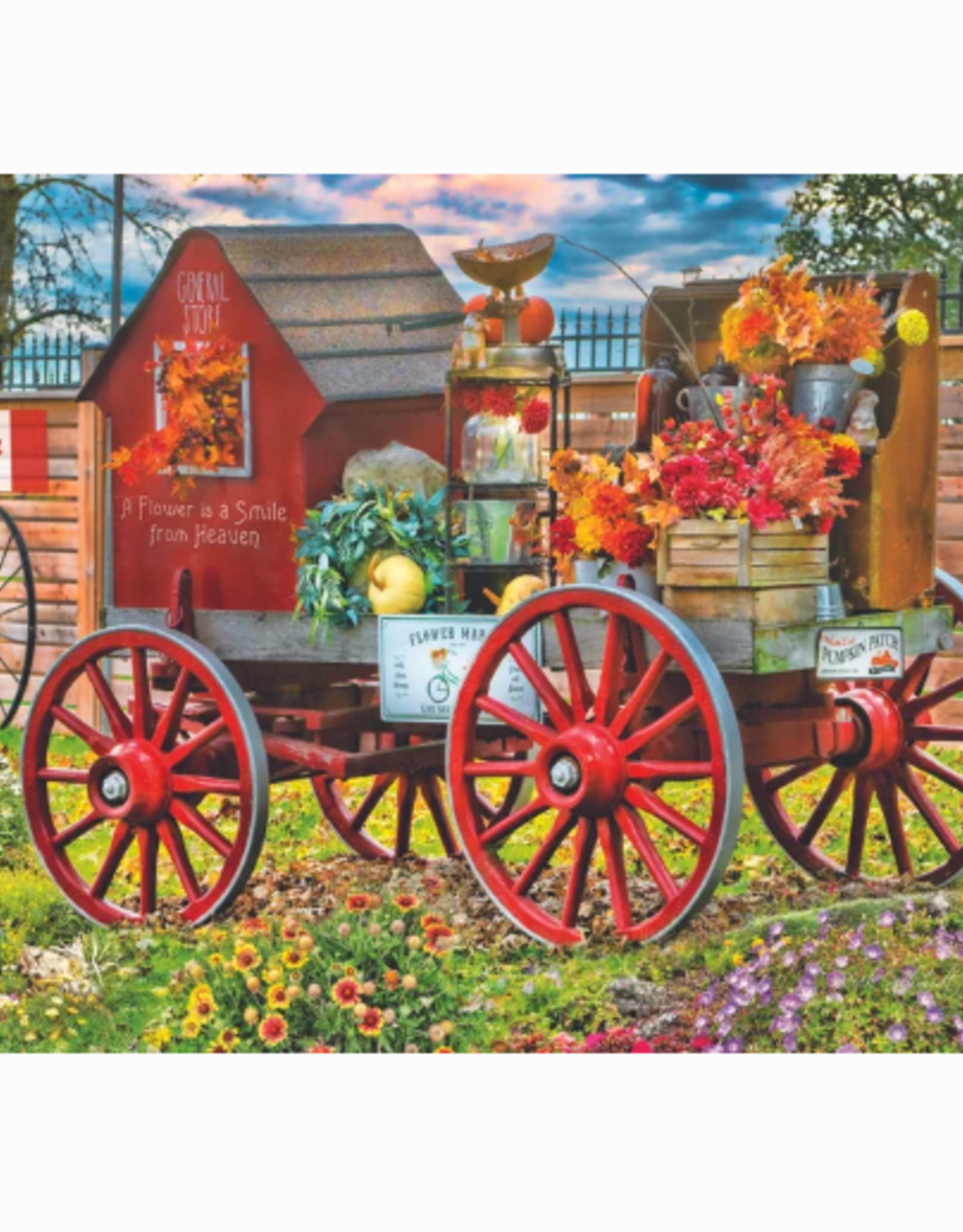 Gifts From The Heart Flower Cart 1000pc