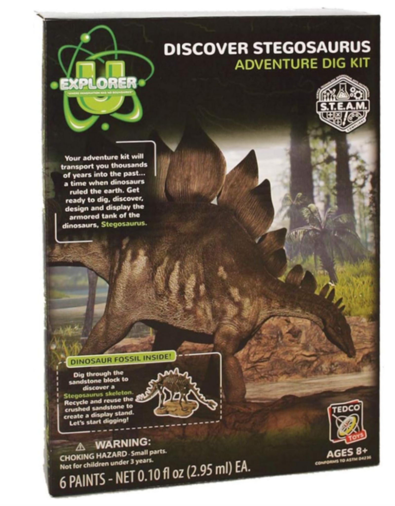 U Explorer Stegosaurus Discover Dig Kit