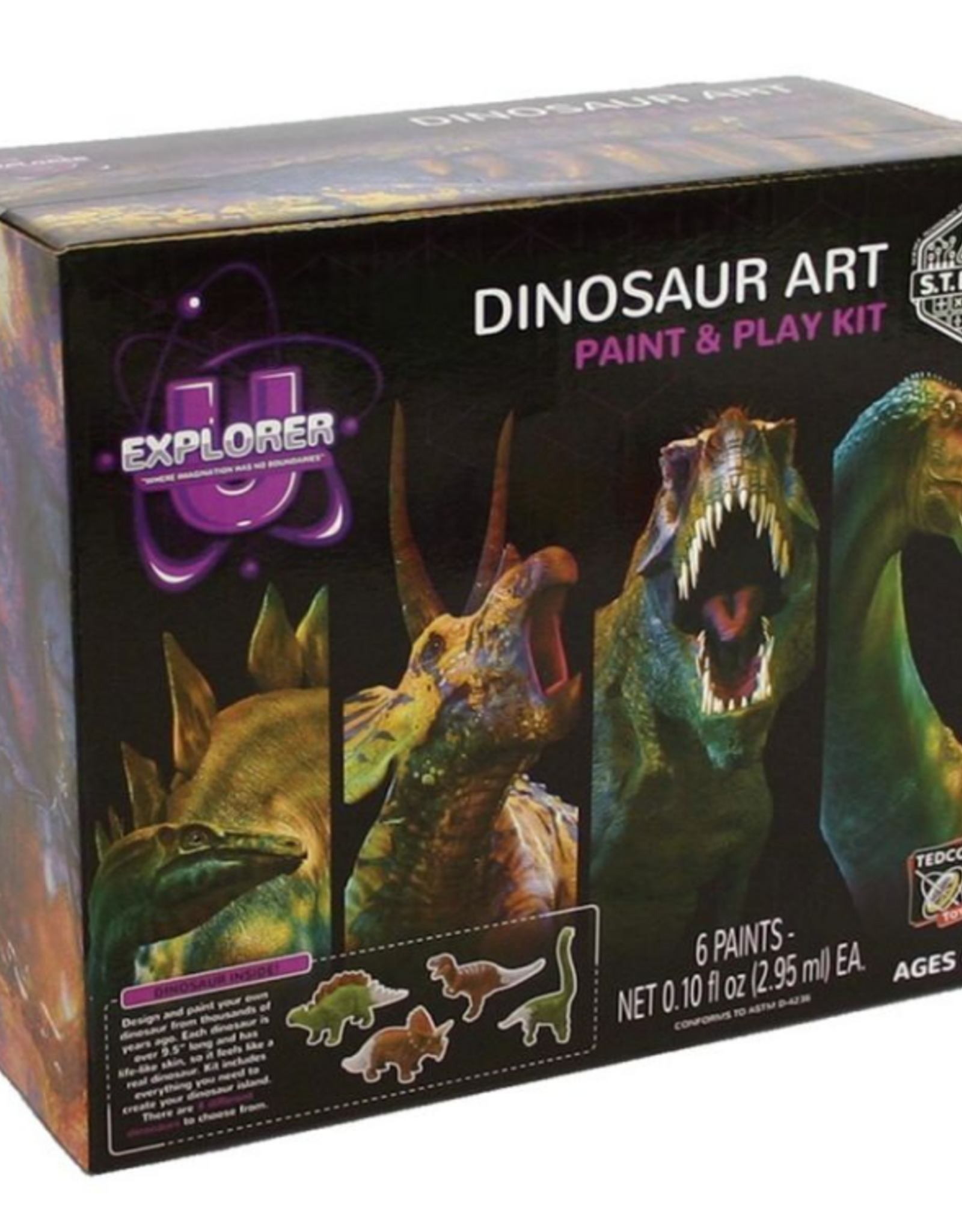 U Explorer Dinosaur Paint & Play Assorted