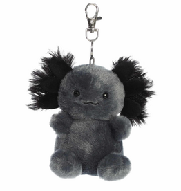 Aurora PALM PALS - Onyx Axolotl Clip-On 4"