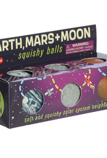 Aurora SQUISHY BALLS - Earth Moon Mars 3pk
