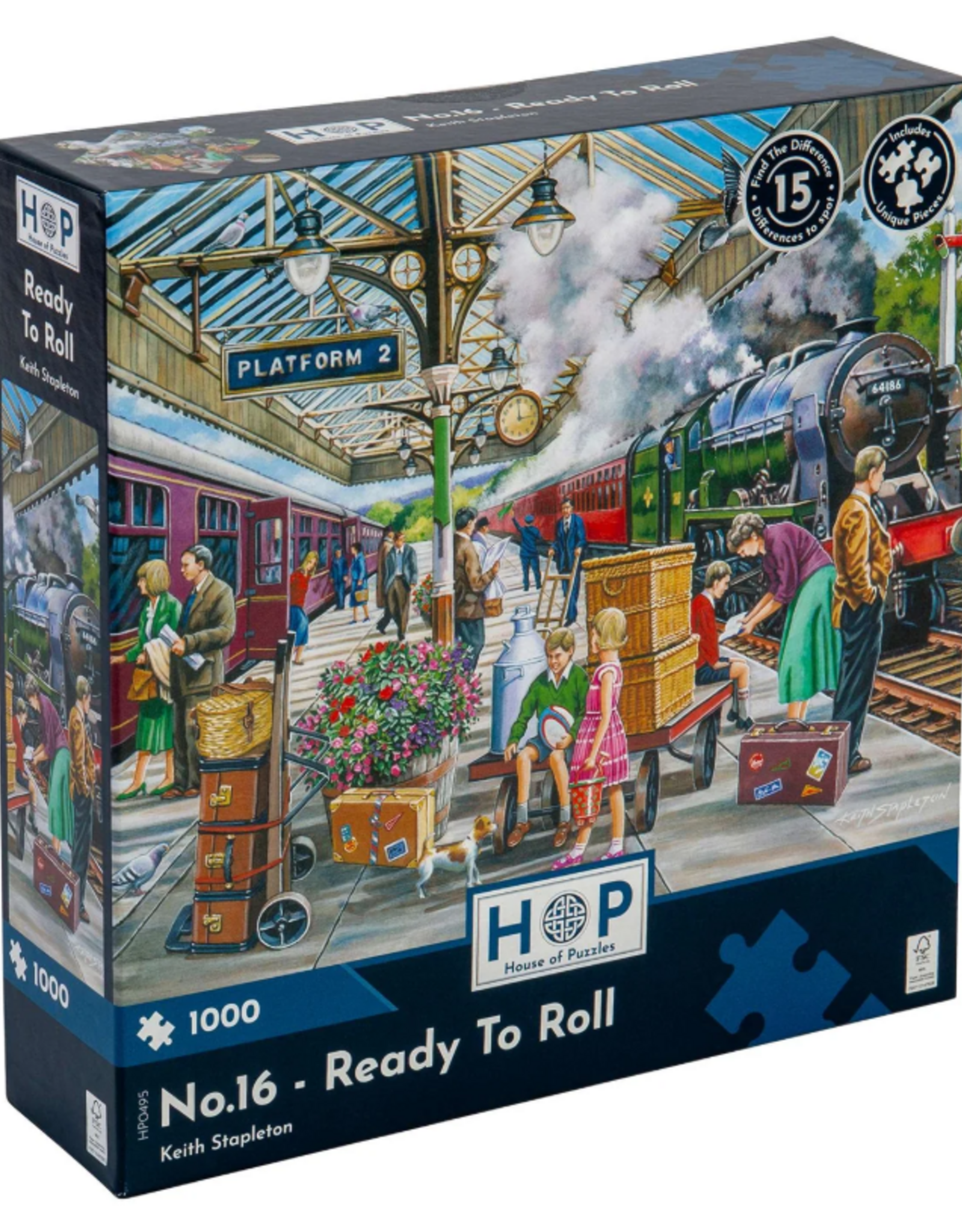 HOP House Of Puzzles Ready To Roll 1000Pc