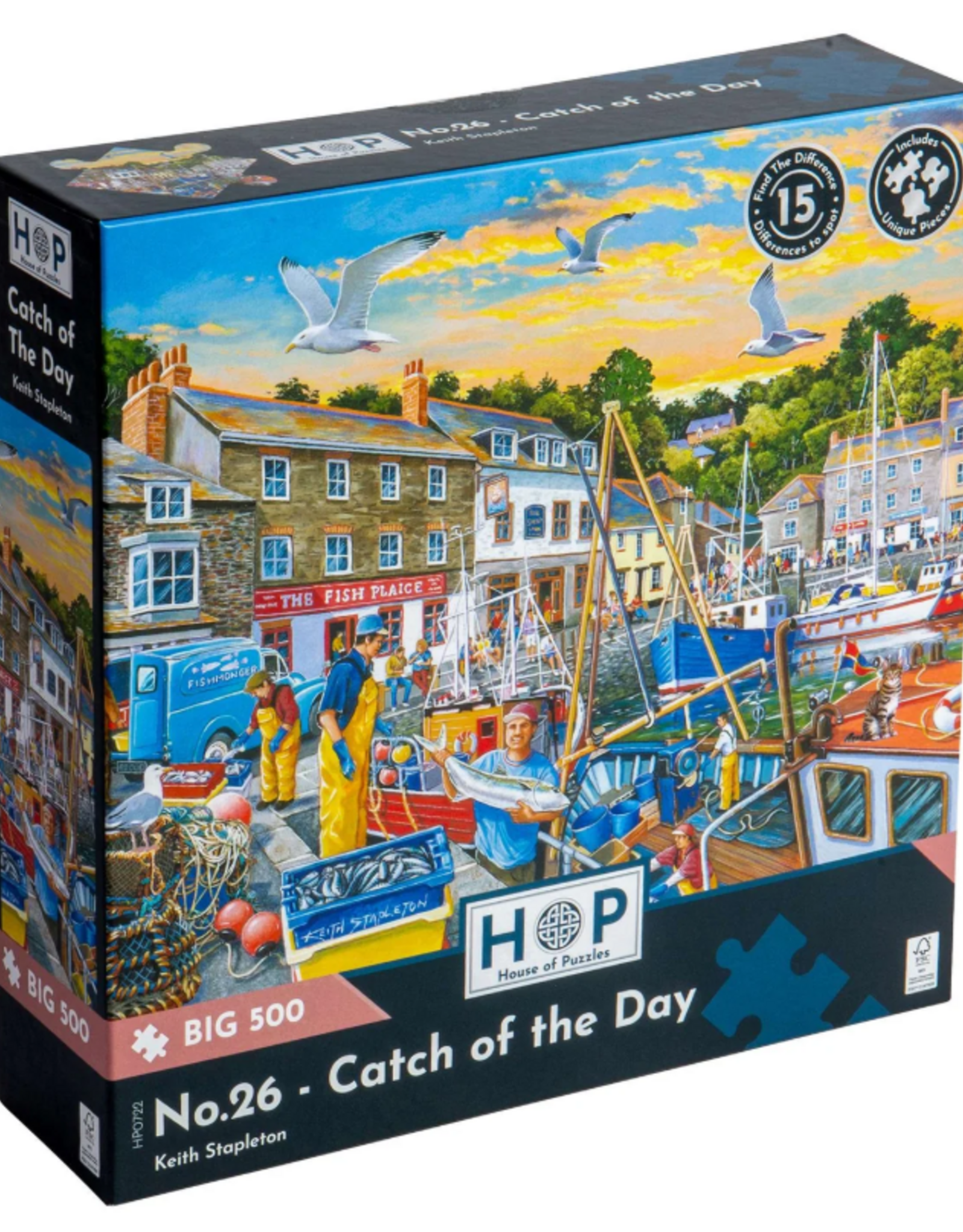 HOP House Of Puzzles Catch of the Day BIG 500pc