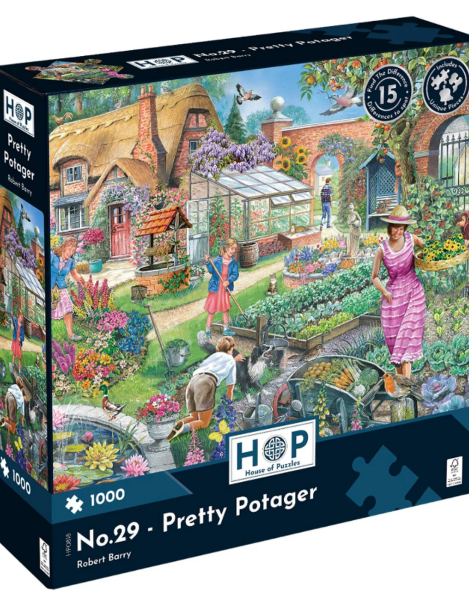 HOP House Of Puzzles Pretty Potager 1000pc