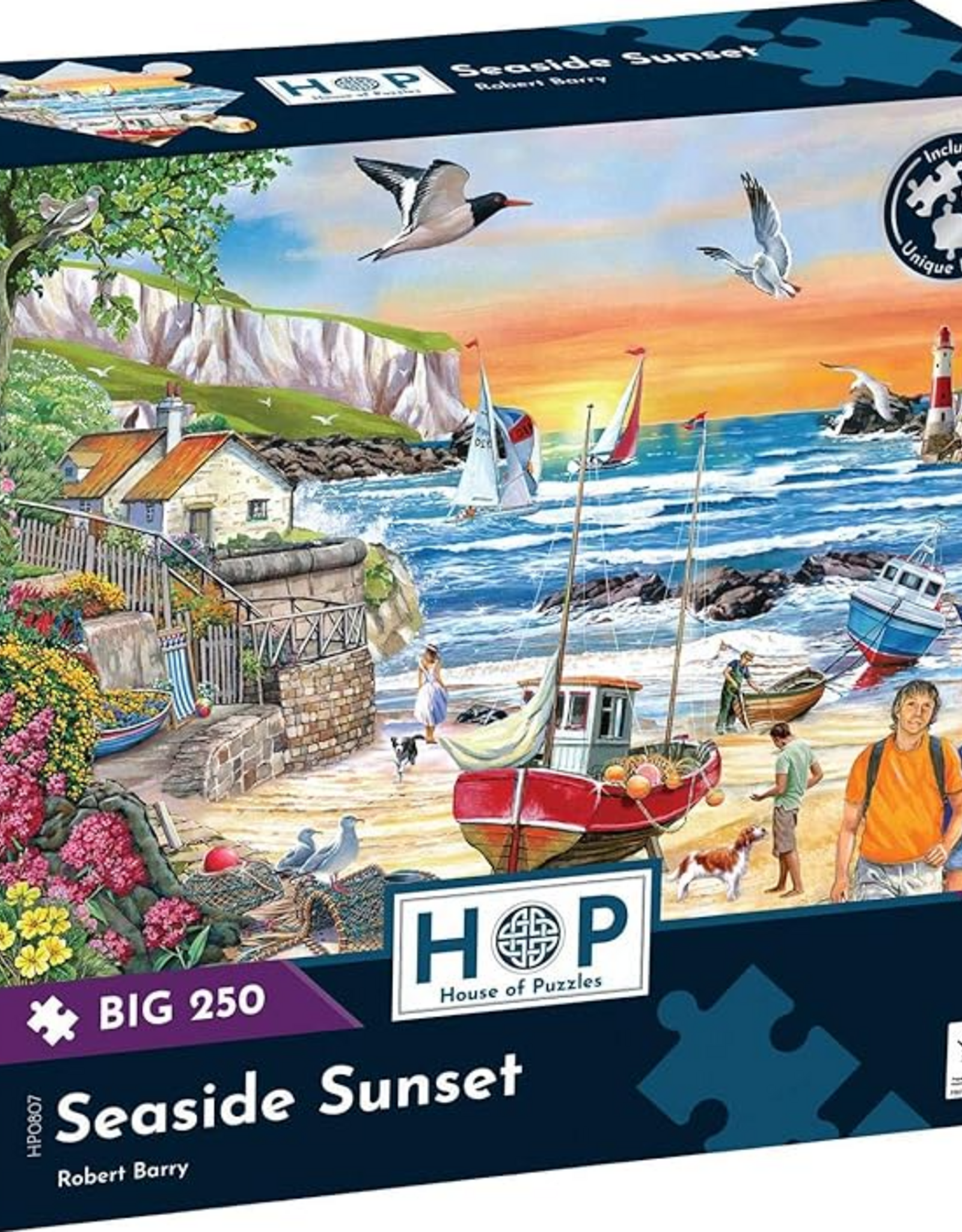 HOP House Of Puzzles Seaside Sunset BIG 250pc