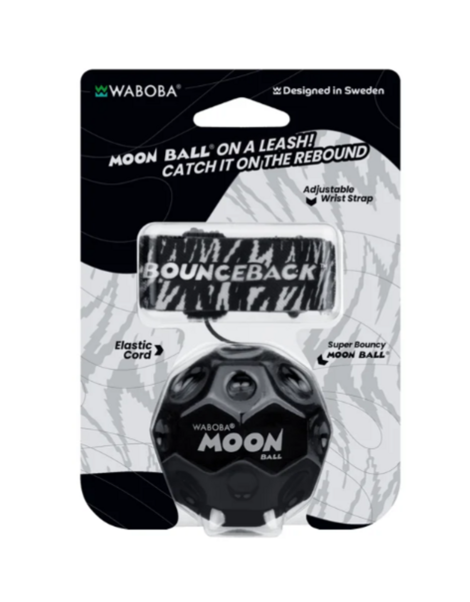 Waboba Solid Colour Bounce Back x Moon Ball (3 Styles)