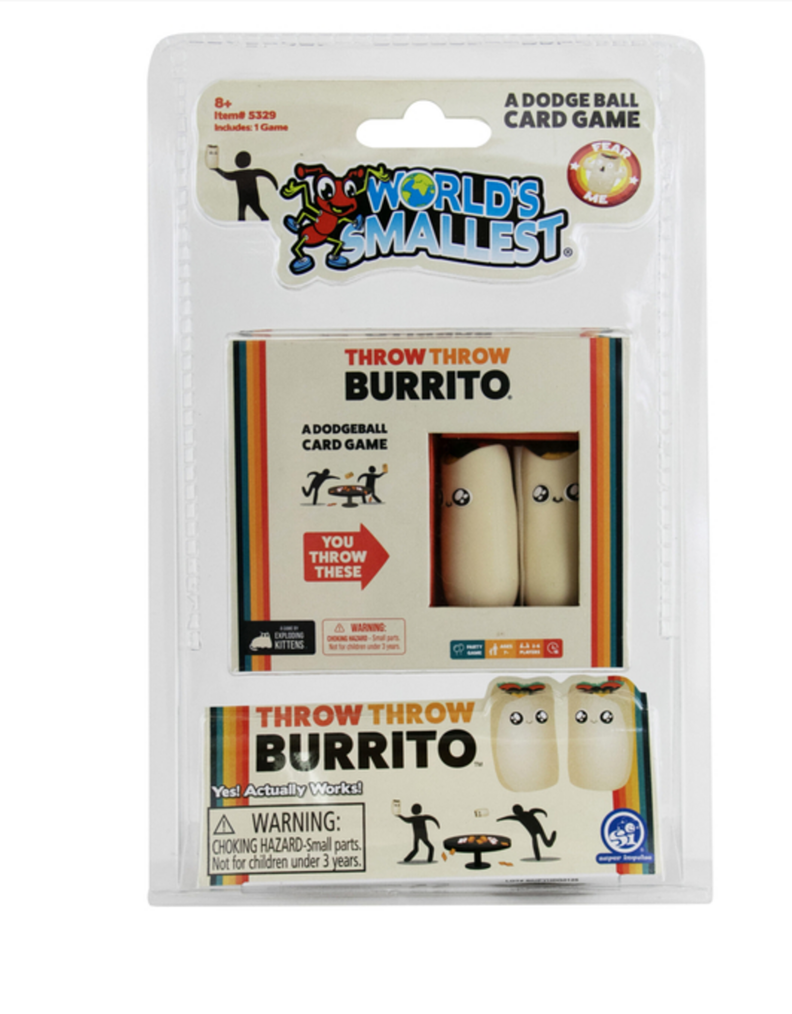 World's Smallest World's Smallest Throw Throw Burritos