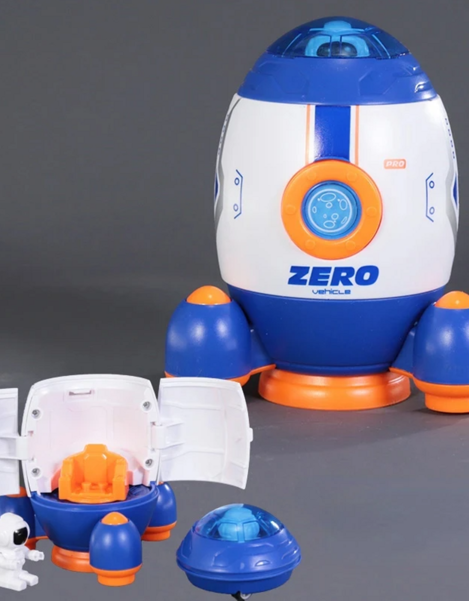 Aurora Pull Back Rocket Asst. Colours 4.33"