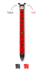 Legami Legami 2-Colour Click Pen - Ladybug
