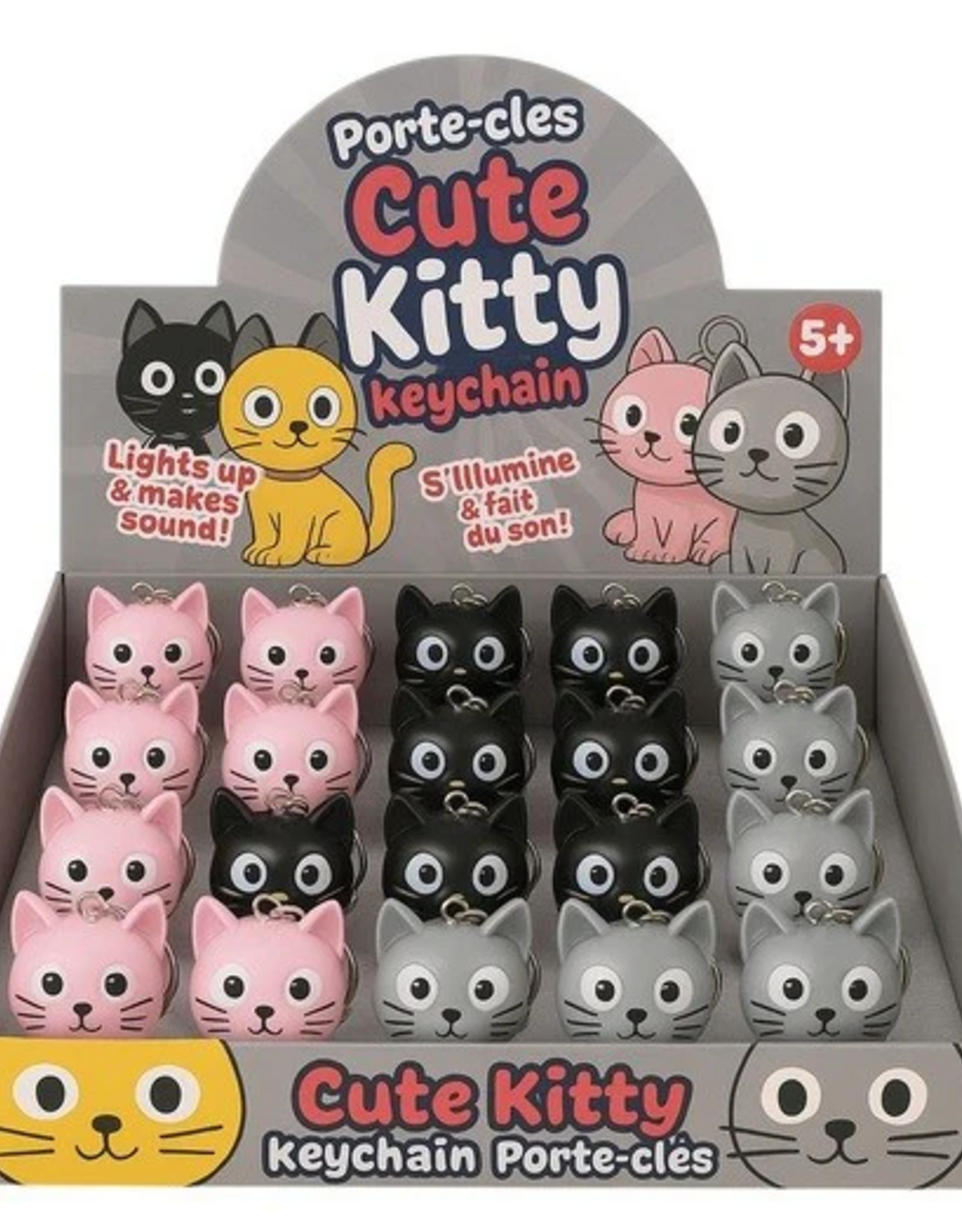 Handee Products Cute Kitty Keychain w/ Light and Sound