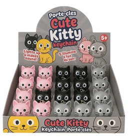 Handee Products Cute Kitty Keychain w/ Light and Sound
