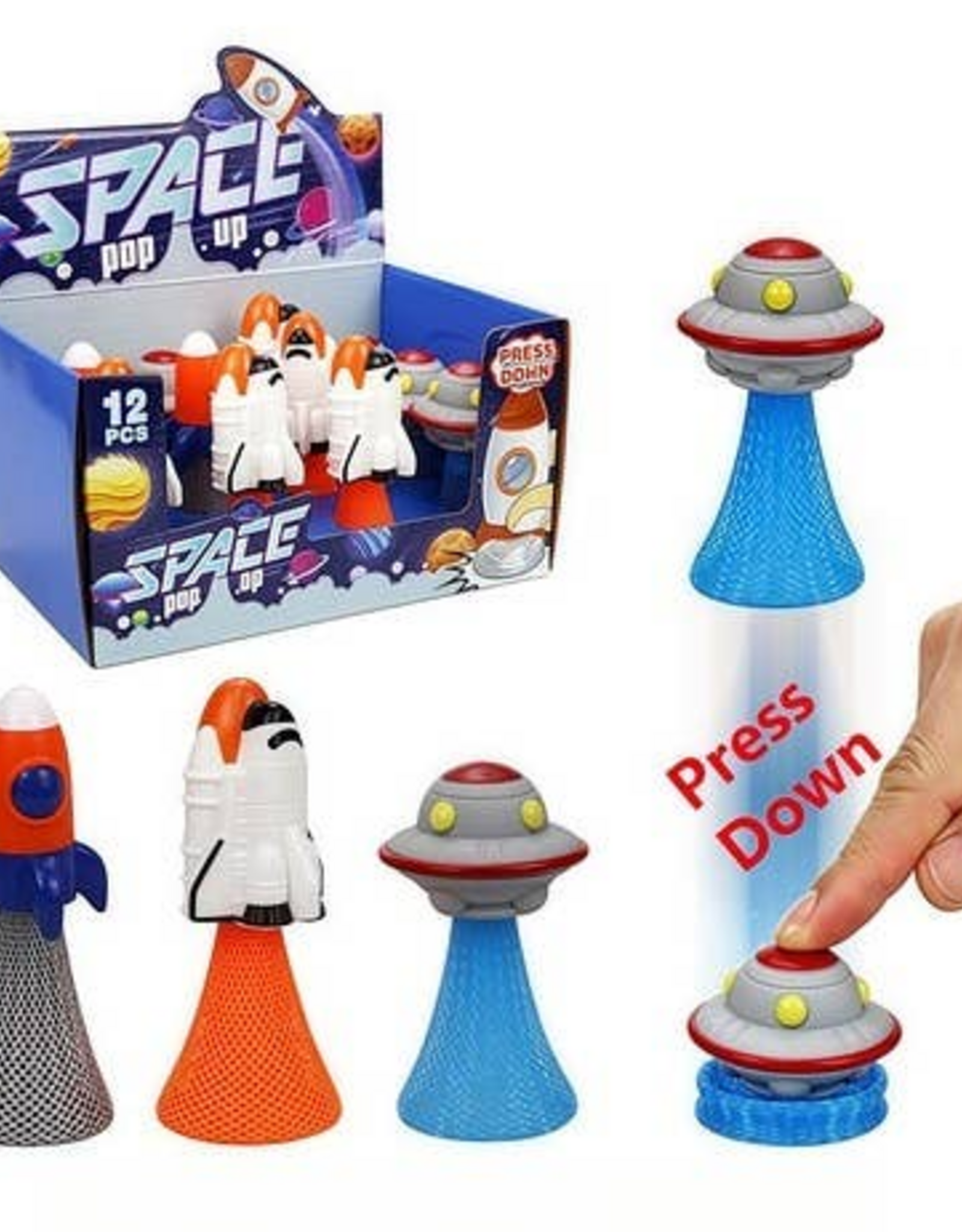 Handee Products Pop Up Light-Up Space Toy