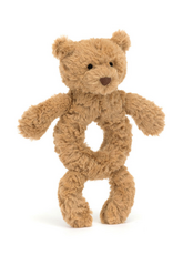 Jellycat Bartholomew Bear Ring Rattle
